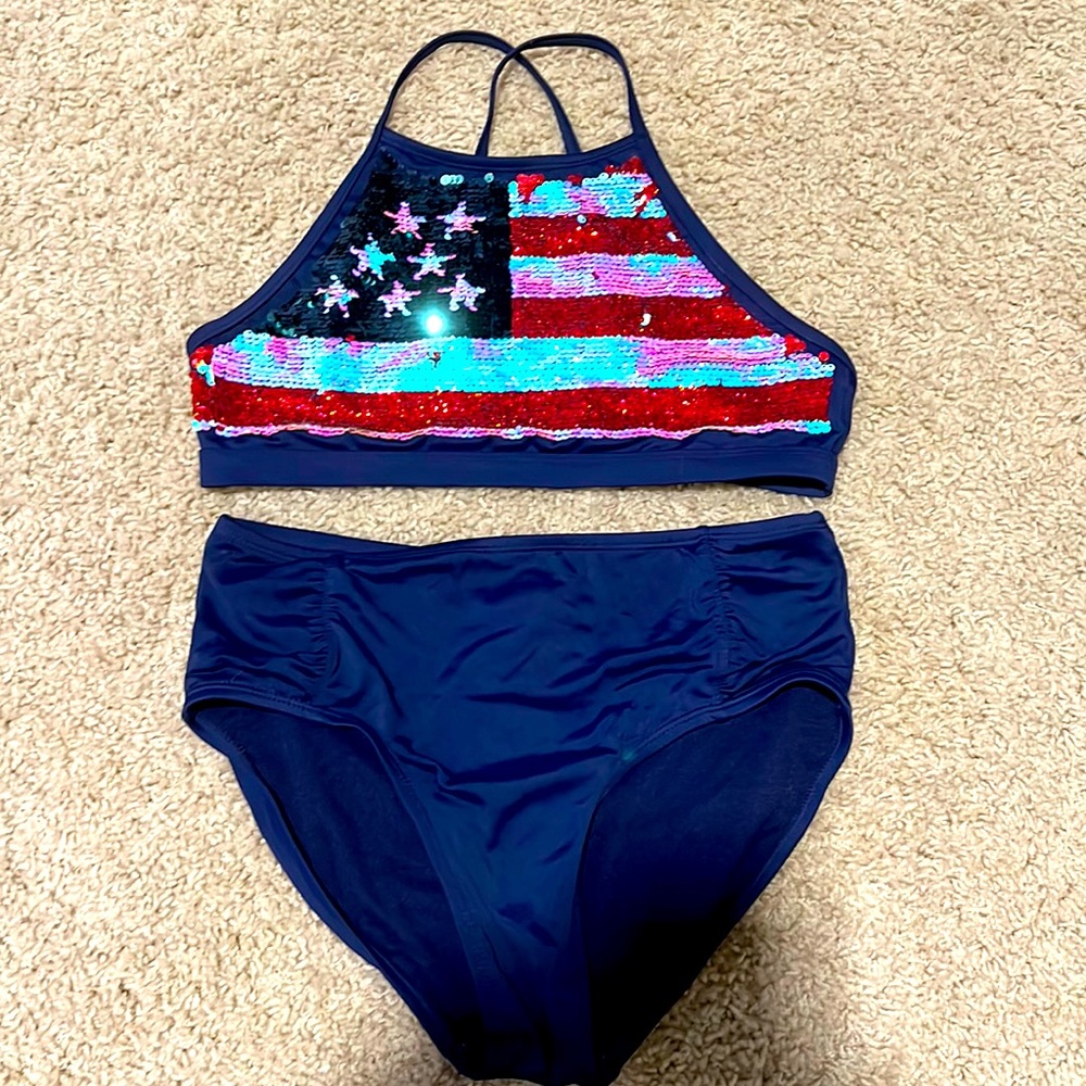 Girls swim from Justice